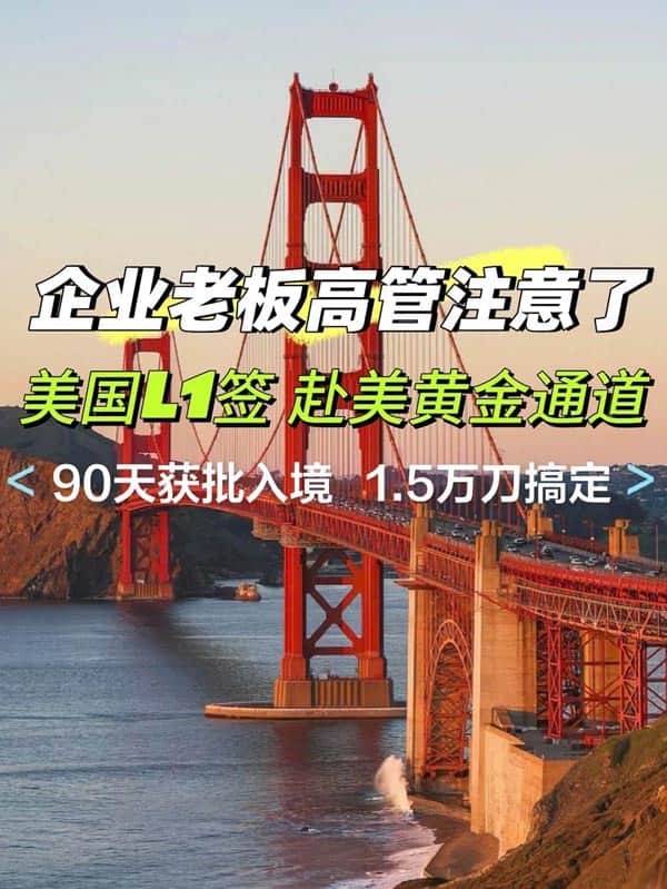 美国L1签证，90天获批全家落地美国！