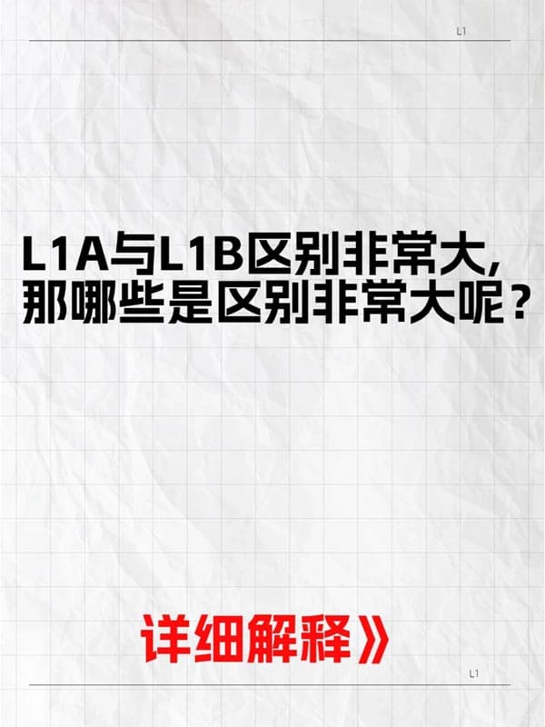 L1A签证与L1B签证区别非常大，4步说完！