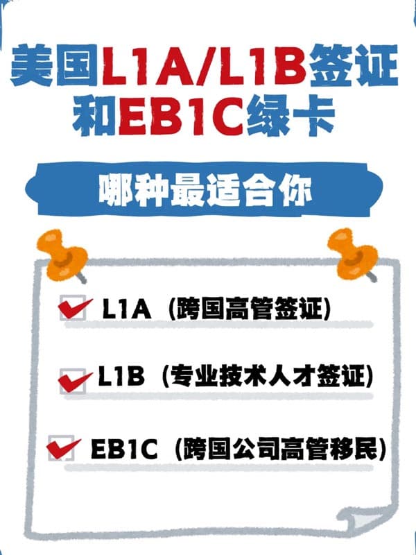 美国L1签证和EB1C绿卡哪种最适合你？