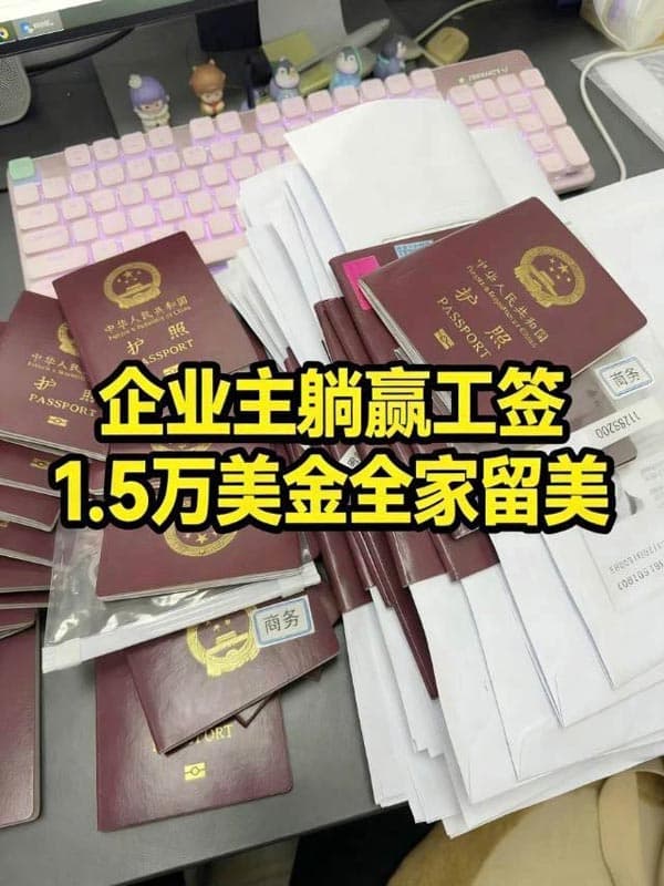 1.5万美金办美国长期工作签证L1