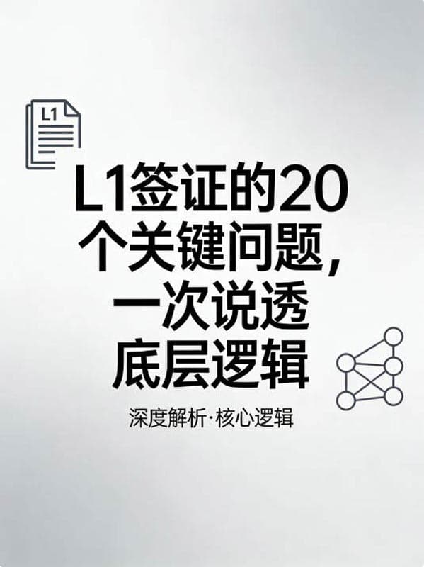 L1签证的20个关键问题，一次说透底层逻辑