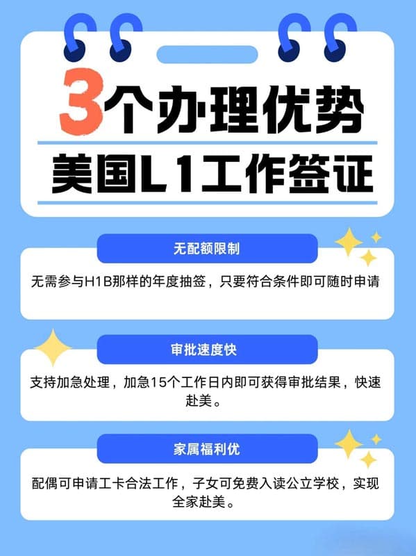 不抽签、不排期、不焦虑——L1签证,真香 不抽签、不排期、不焦虑——L1签证,真香